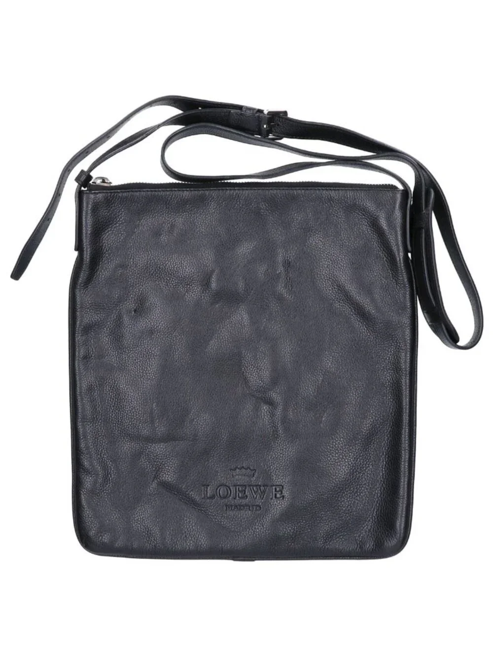 Loewe Leather Logo Messenger